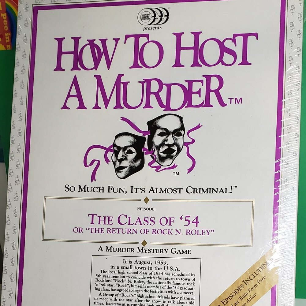 How to Host a Murder Dinner Party Game New in Box Unopened Fun Adult Board